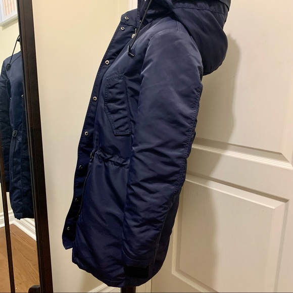 Aritzia Community “Archetype” Winter Jacket [oversize, navy, down feathers] - Picture 6 of 16